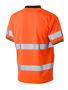 Picture of Bisley Taped Hi Vis Polyester Mesh Short Sleeve T-Shirt BK1220T