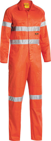 Picture of Bisley Hi Vis Lightweight Coveralls 3M Reflective Tape BC6718TW