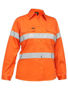 Picture of Bisley Women's Taped Hi Vis Cool Lightweight Drill Shirt BL6897