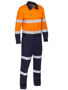 Picture of Bisley Taped Hi Vis Coverall with Waist Zip Opening BC6066T