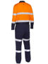 Picture of Bisley Taped Hi Vis Coverall with Waist Zip Opening BC6066T