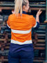 Picture of Bisley Womens Taped Hi Vis Stretch Closed Front Shirt BLC6064T