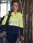 Picture of Bisley TenCate Tecasafe® Plus 580 Women's Taped Hi Vis FR Vented Shirt BL8098T