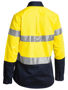 Picture of Bisley Women's Taped Hi Vis Drill Shirt BLT6456