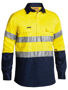 Picture of Bisley Taped Hi Vis Closed Front Drill Shirt BTC6456