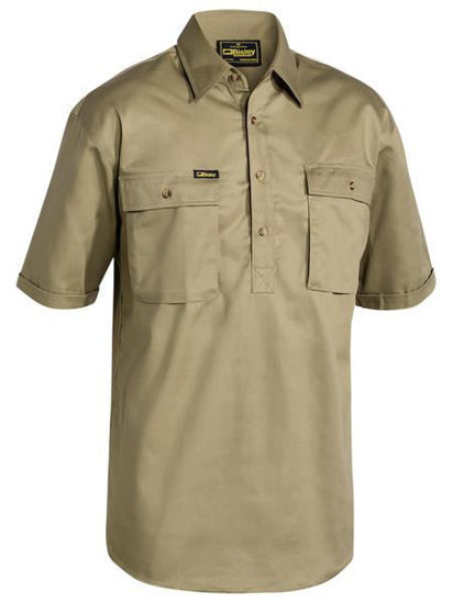 Picture of Bisley Closed Front Cotton Drill Shirt BSC1433