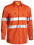 Picture of Bisley Taped Hi Vis Cool Lightweight Drill Shirt BS6897