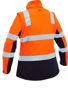 Picture of Bisley Women's Taped Two Tone Hi Vis 3-in-1 Soft Shell Jacket BJL6078T