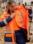 Picture of Bisley Women's Taped Hi Vis 5 in 1 Rain Jacket BKL6975