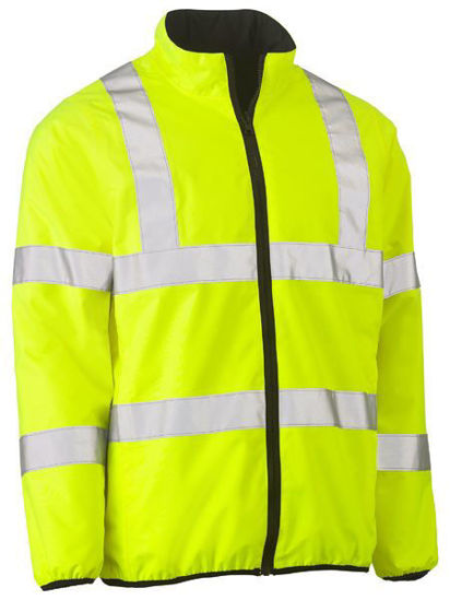 Picture of Bisley Taped Hi Vis Reversible Puffer Jacket BJ6350HT