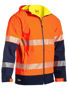 Picture of Bisley Taped Hi Vis Ripstop Bonded Fleece Jacket BJ6934T