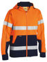 Picture of Bisley Taped Hi Vis Fleece Hoodie BK6819T