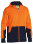 Picture of Bisley Hi Vis Zip Front Fleece Hoodie BK6819