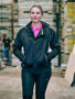 Picture of Bisley Women's Fleece Zip Front Hoodie with Sherpa Lining BKL6925