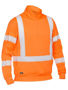 Picture of Bisley X Taped Hi Vis 1/4 Zip Pullover BK6814XT