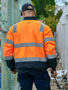 Picture of Bisley Taped Hi Vis Bomber Jacket with Padded Lining BJ6730T