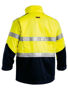 Picture of Bisley Taped Two Tone Hi Vis FR Jacket BJ8100T