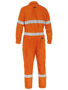 Picture of Bisley Apex 185 Taped Hi Vis FR Ripstop Vented Coverall BC8478T