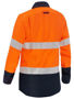 Picture of Bisley Apex 185 Women's Taped Hi Vis FR Vented Shirt BL8438T