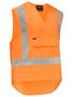 Picture of Bisley X Taped Hi Vis Detachable Safety Vest BV0440XT