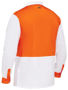 Picture of Bisley Two Tone Hi Vis V-Neck Long Sleeve Shirt BS6405