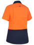 Picture of Bisley Women's Cool Lightweight Hi Vis Drill Shirt BL1895