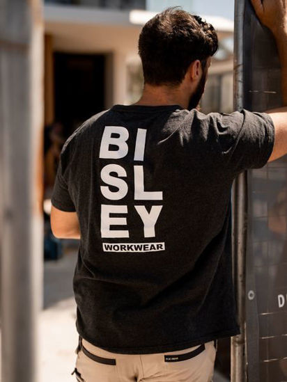 Picture of Bisley Bisley Cotton Vertical Logo Tee BKT091